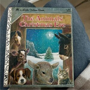 Vintage 1977 The Animals' Christmas Eve Golden Book